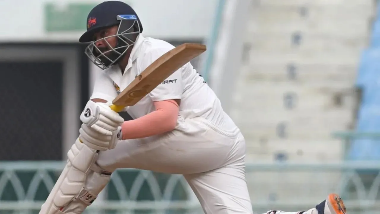 Prithvi Shaw century in Ranji Trophy